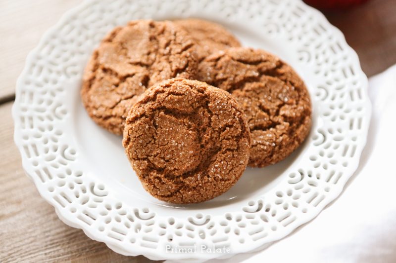 Paleo Gingersnaps | Grain-free Christmas Cookies-10