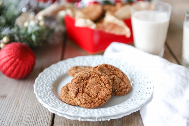 Paleo Gingersnaps | Grain-free Christmas Cookies-7
