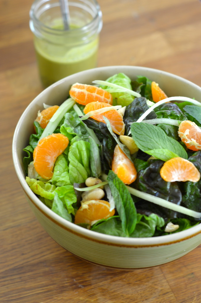 Thai Salad with Cilantro Lime Dressing