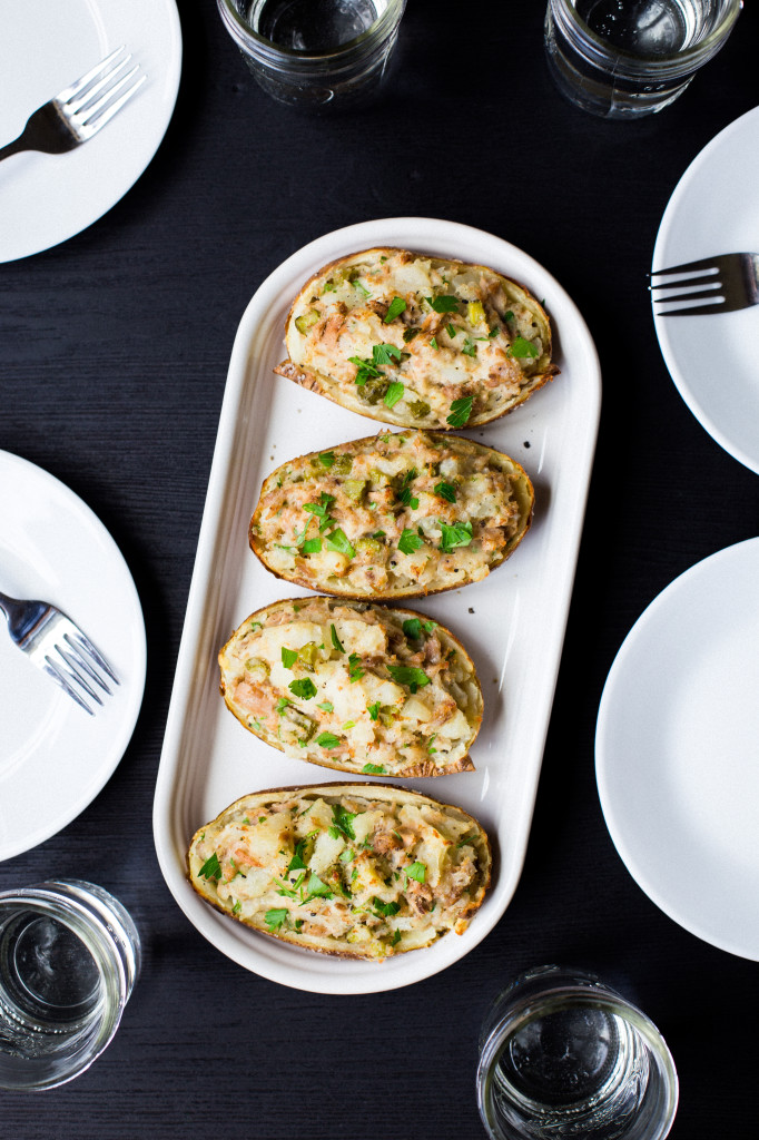 Tuna Stuffed Potatoes