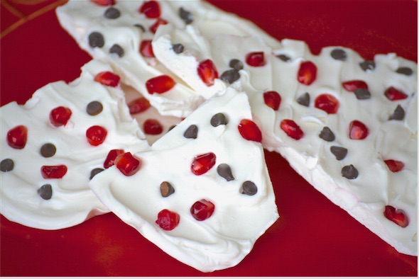 Pomegranate Peppermint Bark
