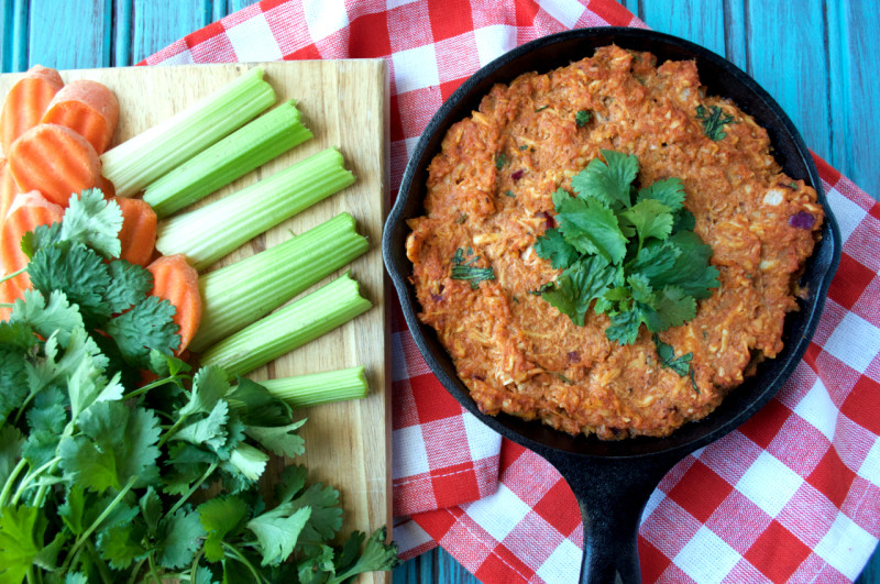 BBQ Chicken Dip by Plaid and Paleo