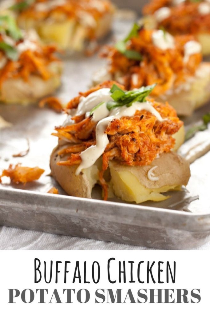Buffalo Chicken Potato Smashers by Simple Roots Wellness