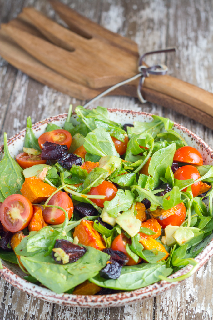 Butternut squash beetroot salad