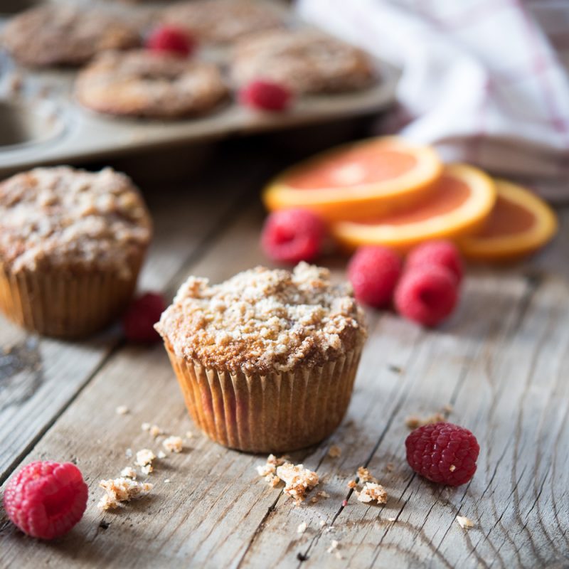 Orange Raspberry Muffins