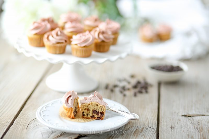 Chocolate Chip Mini Cupcakes - Paleo-7