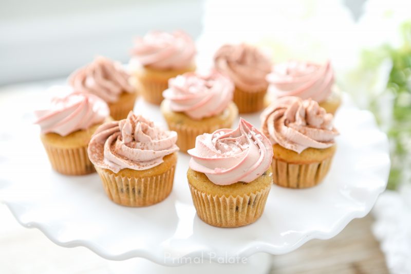 Chocolate Chip Mini Cupcakes - Paleo-9