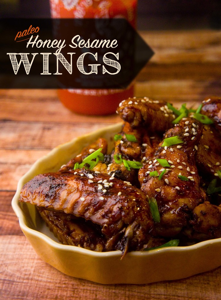 Honey Sesame Wings from Make it Paleo II