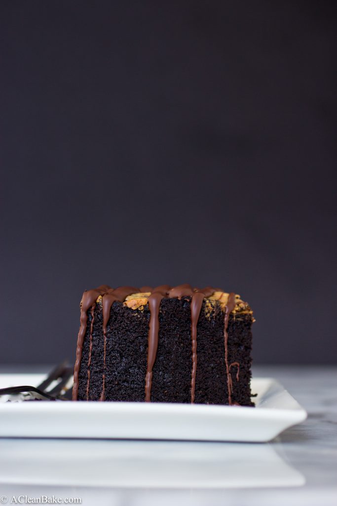 Deep Dish Chocolate Cake by A Clean Bake