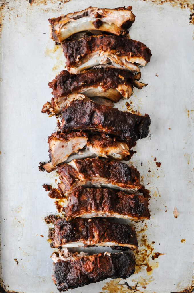 BBQ Slow Cooker Baby Back Ribs | Fed+Fit