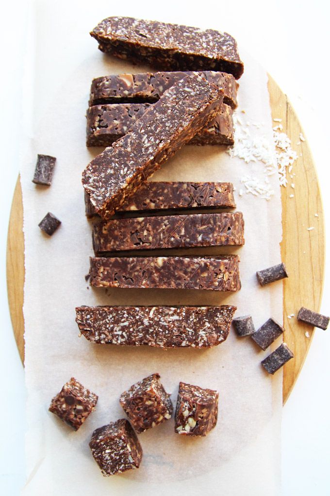 Chocolate Fruit and Nut Bars