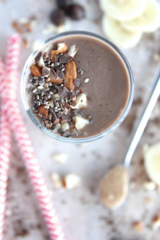 Chocolate Almond Butter Smoothie