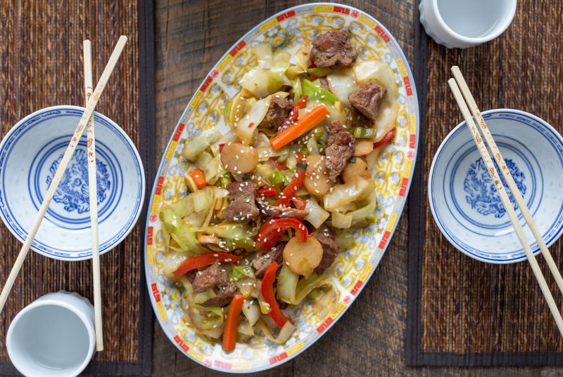 Sesame Beef Stir Fry