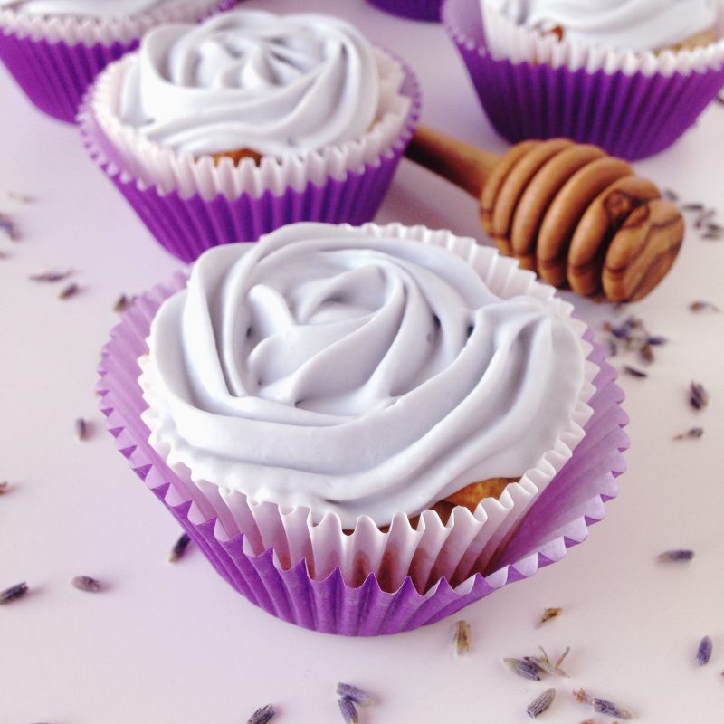 Lavender Honey Cupcakes