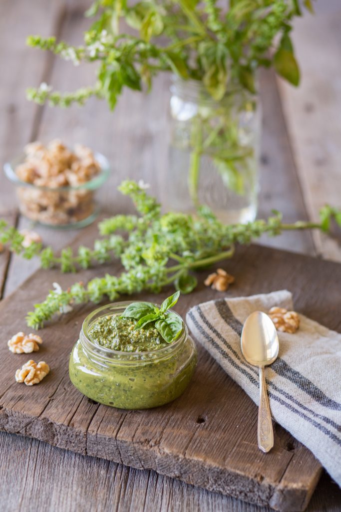 Paleo nut-free pesto from Make It Paleo 2 cookbook