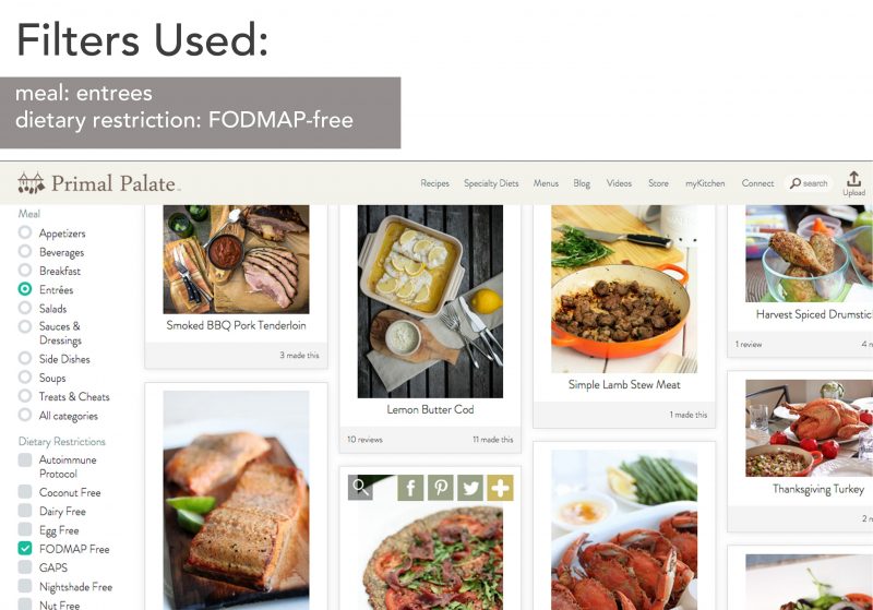 FODMAP free Paleo Recipes