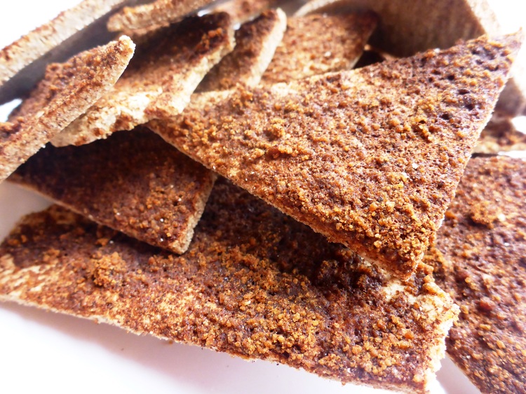 Paleo Cinnamon Pita Chips