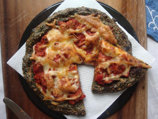 Spinach Pizza Crust