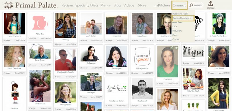 Connect with Primal Palate contributors
