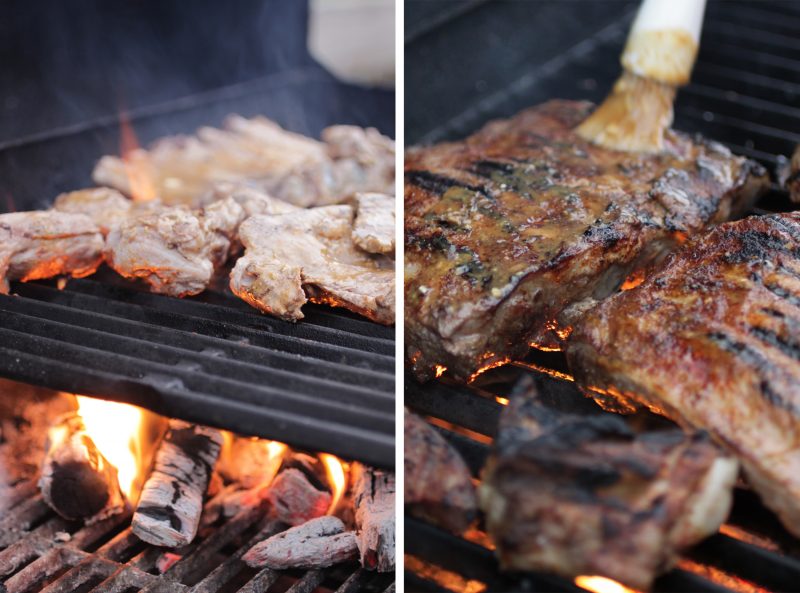 ribs on the grill