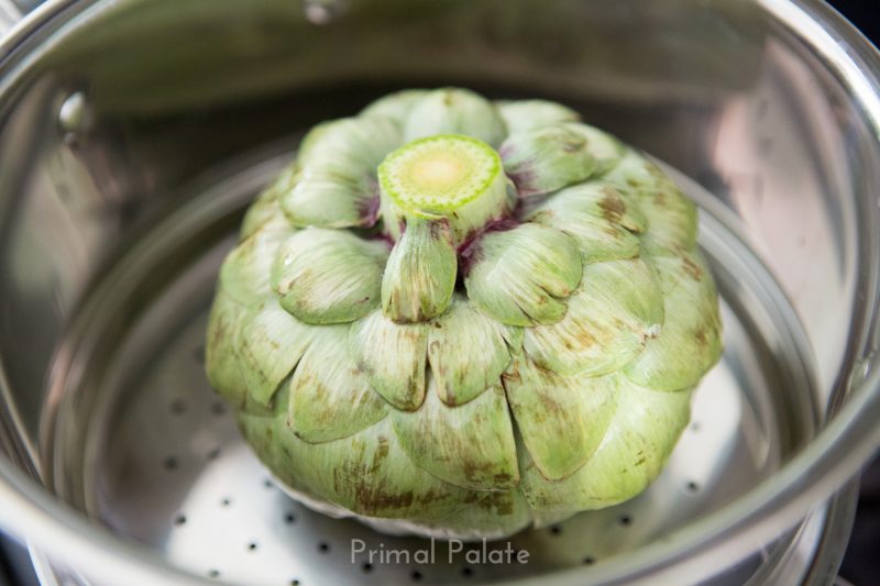 steamed artichoke | How to prepare an artichoke-10