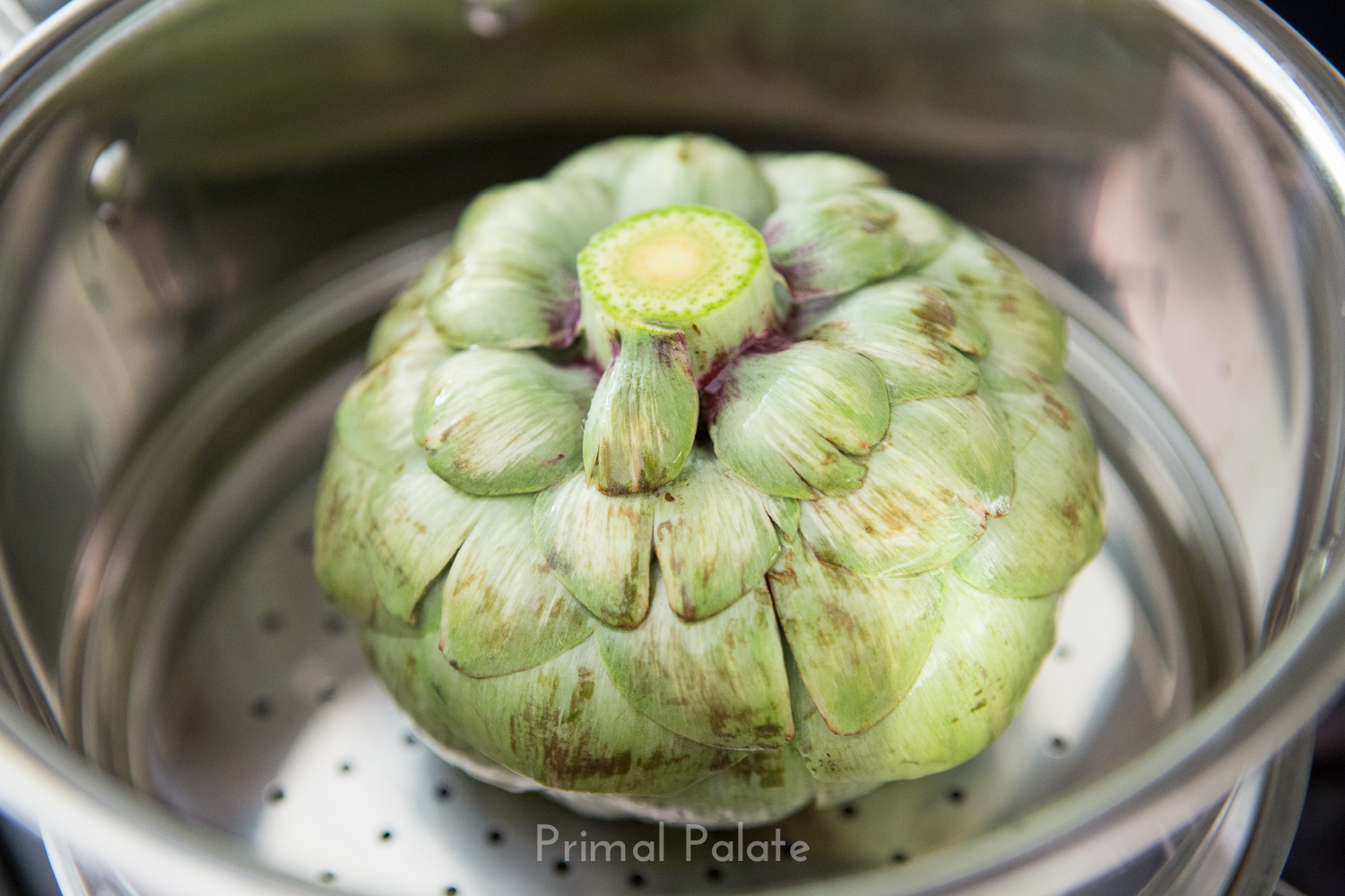 How to Make a Steamed Artichoke Primal Palate Paleo Recipes