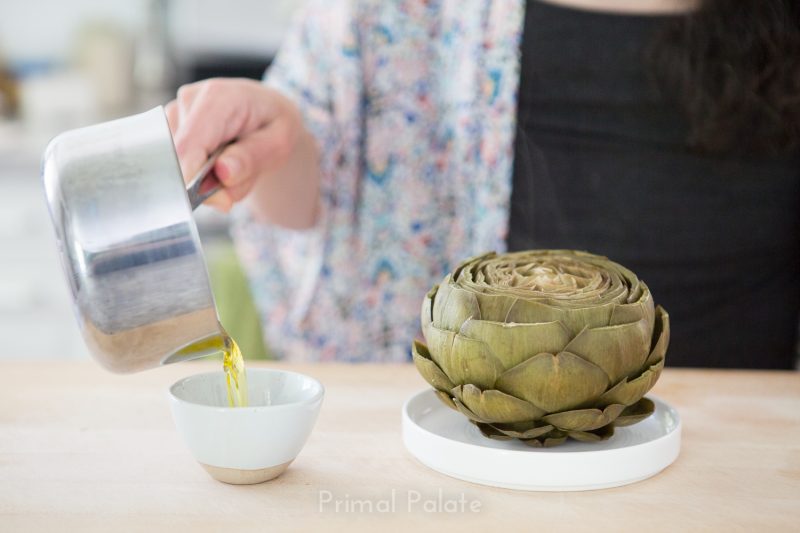 steamed artichoke | How to prepare an artichoke-17