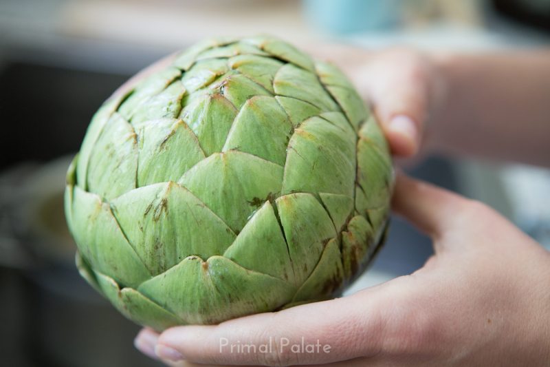 steamed artichoke | How to prepare an artichoke-4