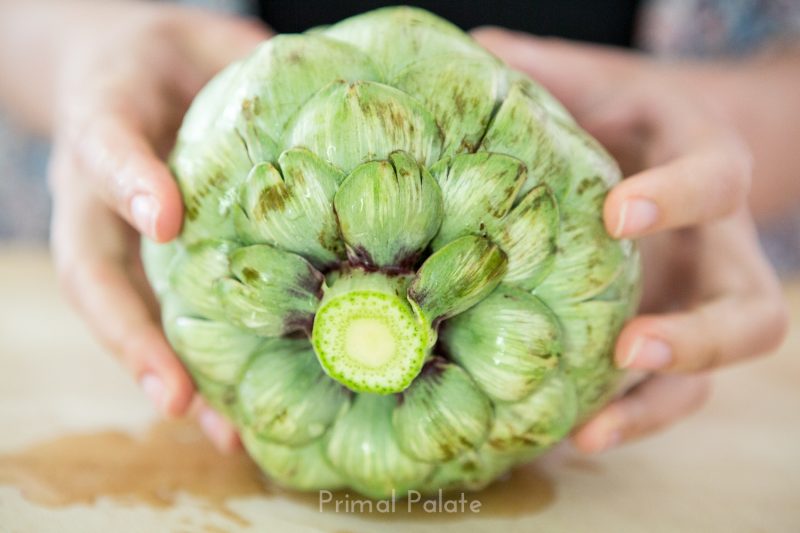 steamed artichoke | How to prepare an artichoke-6
