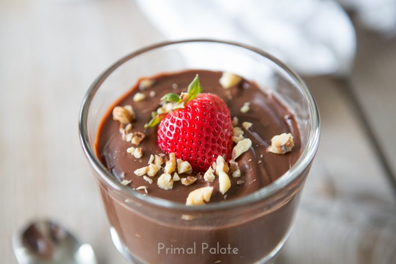 Double Chocolate Tart with Strawberries - Paleo Recipe