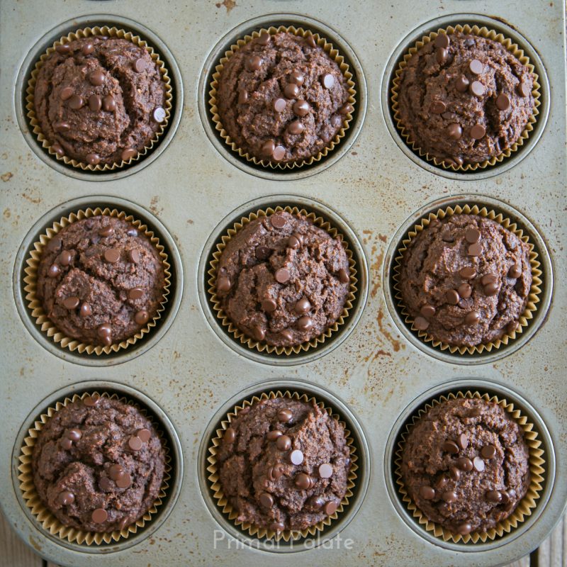 Paleo Double Chocolate Chip Muffins-10