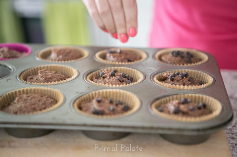 Paleo Double Chocolate Chip Muffins-7