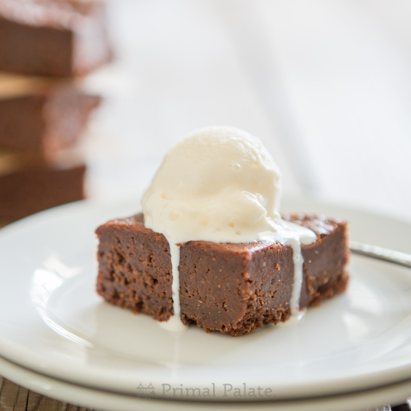 Paleo Nut-free Fudgy Brownies-16