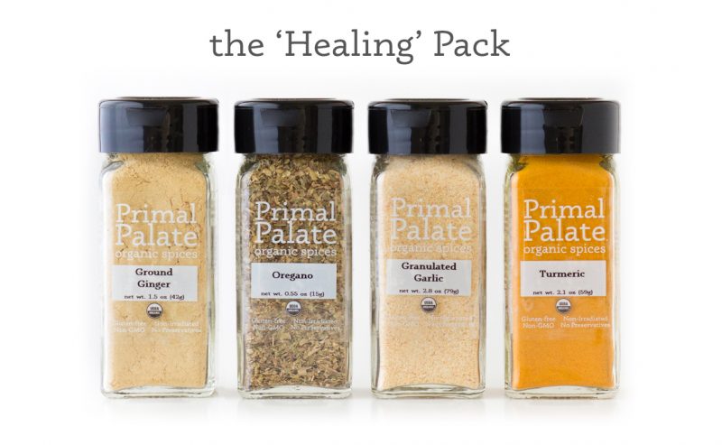 Primal Palate Organic Spices- Healing Pack - long crop with text