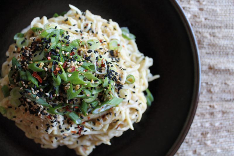 Sesame Zucchini Noodles