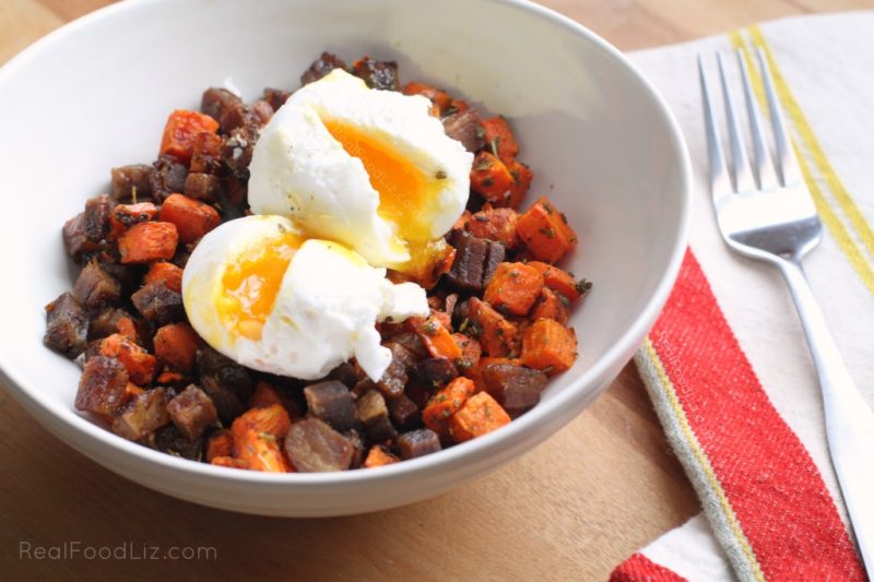 roasted carrot hash