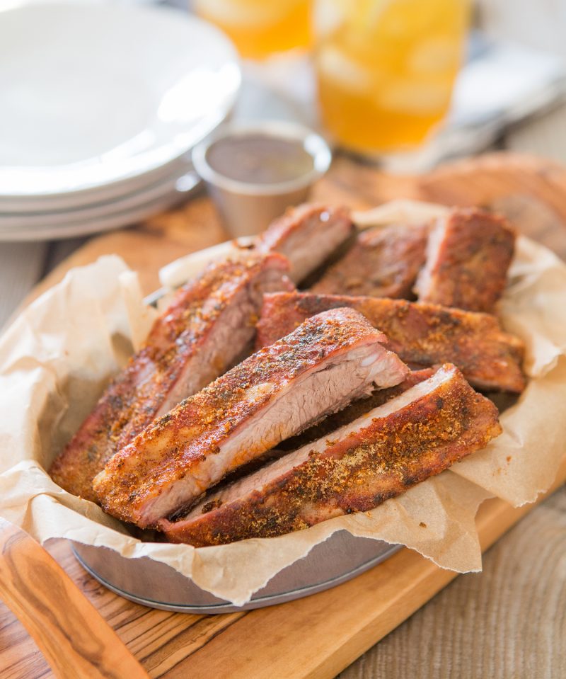 dry rubbed ribs
