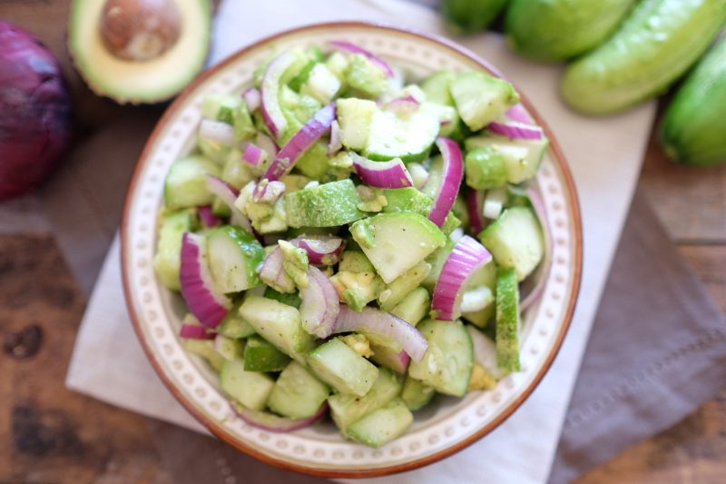 Simple cucumber salad