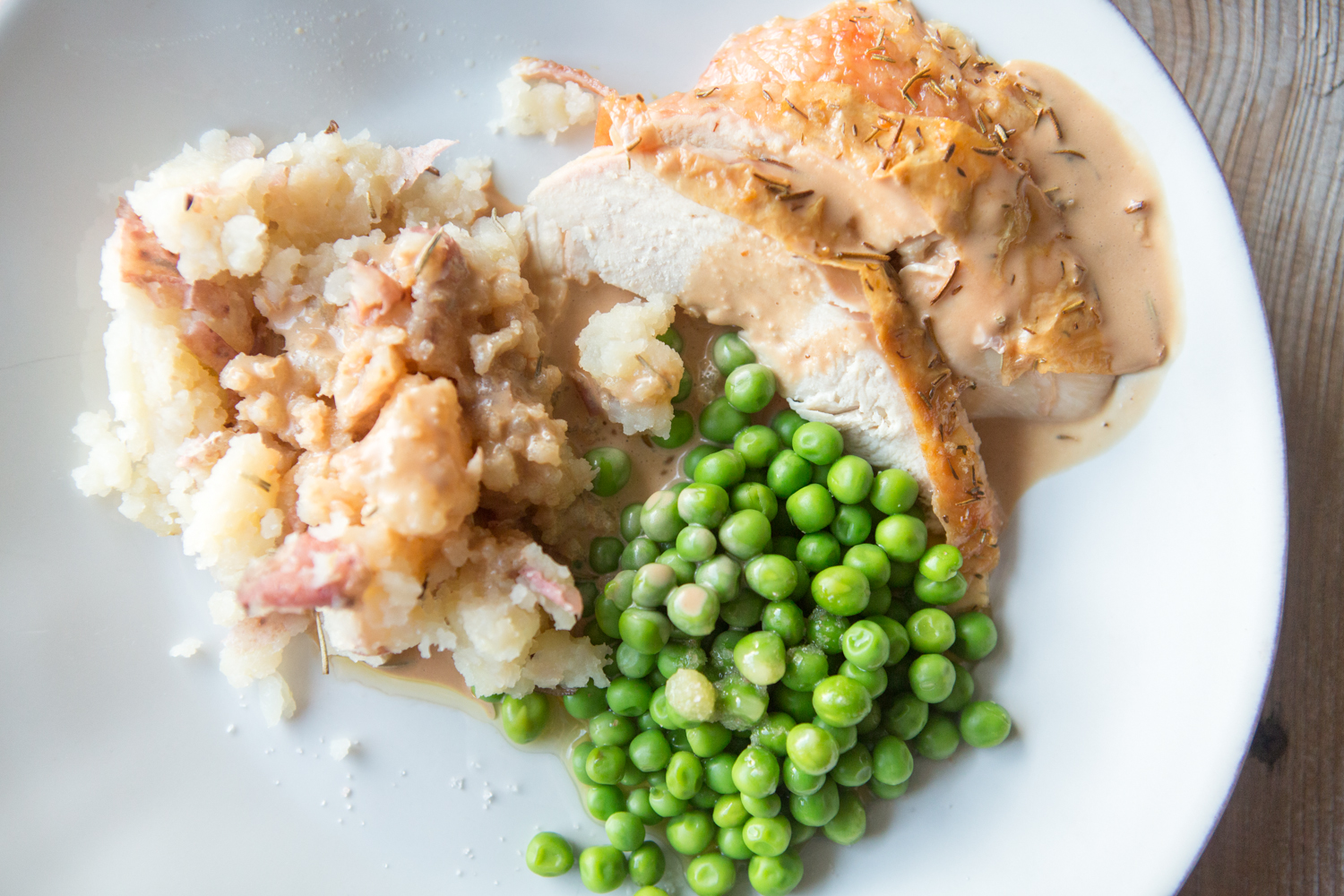 Simple Roast Chicken Dinner with Rosemary Red Skin Potatoes | Primal