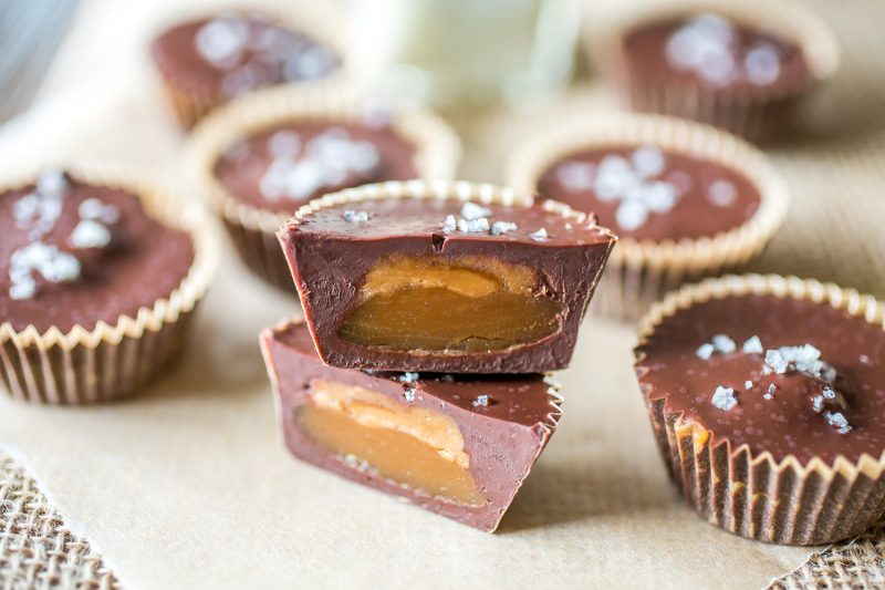 Paleo Salted Caramel Cups-10