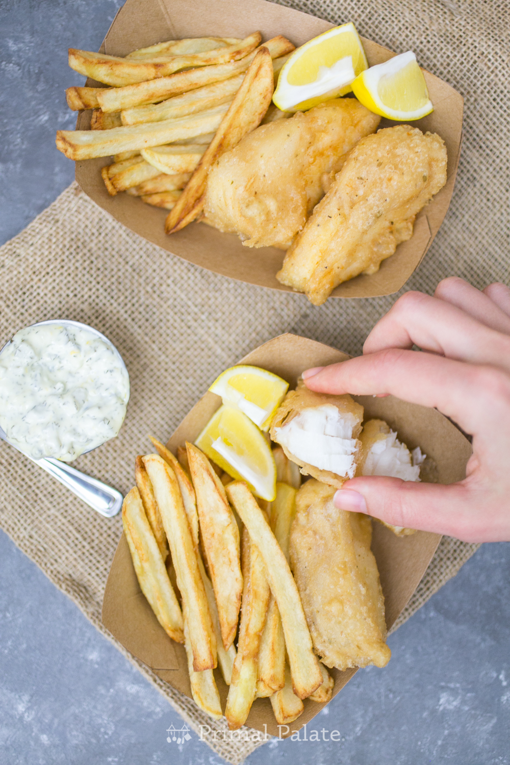 Paleo Pub Favorite Fish and Chips! Primal Palate Paleo Recipes