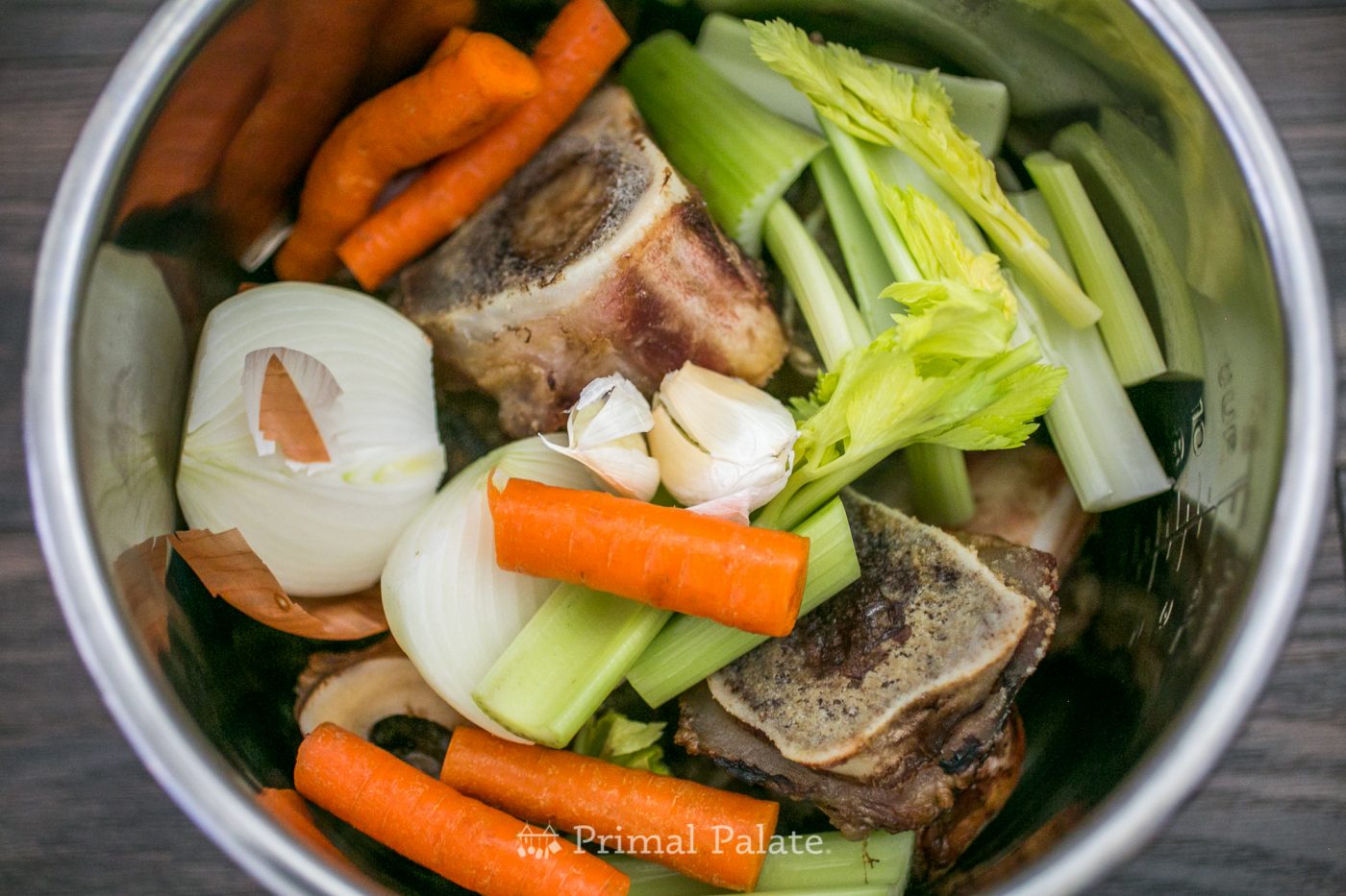 Instant Pot Beef Stock (Bone Broth) Primal Palate Paleo Recipes