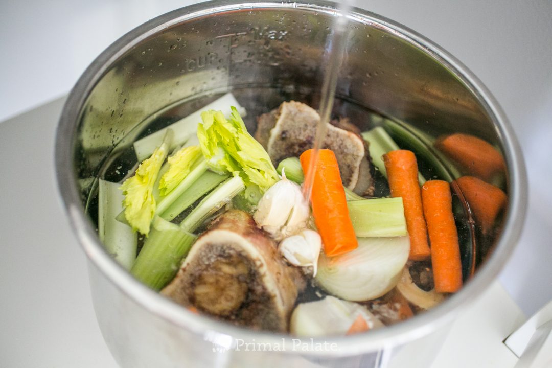 Instant Pot Beef Stock (Bone Broth) Primal Palate Paleo Recipes