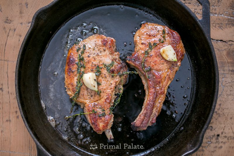 Pan Roasted Pork Chops-7