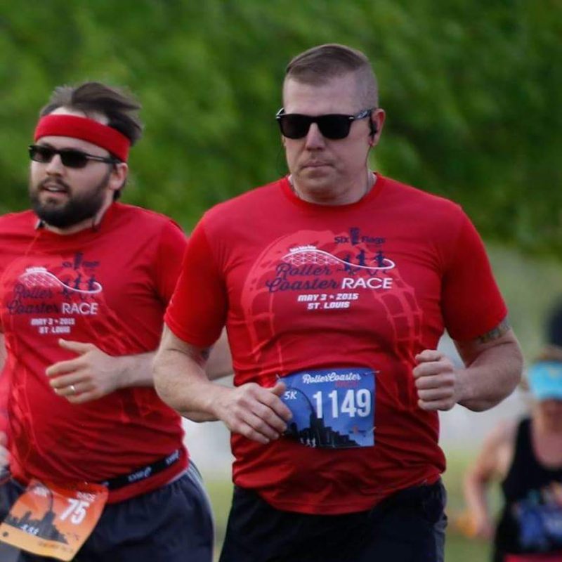 Steve racing Paleo weight loss