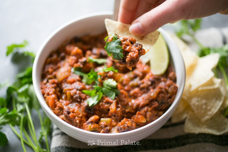 Easy Weeknight Chili Recipe Primal Palate Paleo Recipes