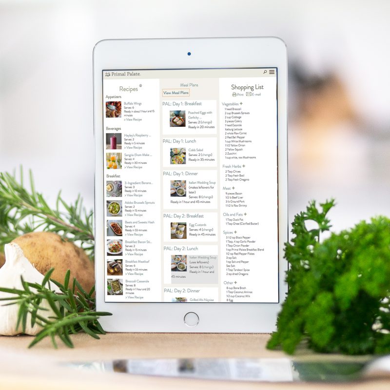 myKitchen Meal Planner iPad Pic