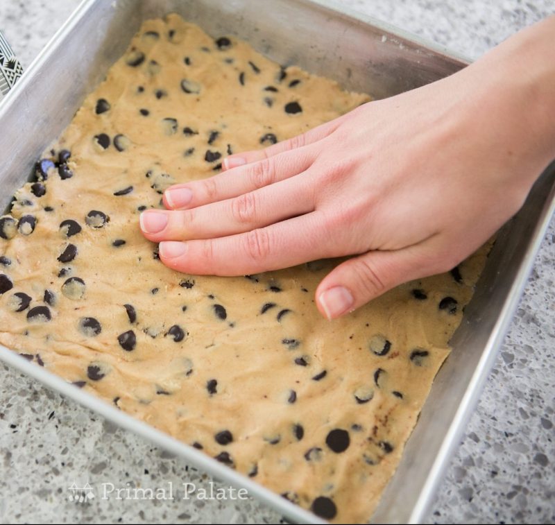 Paleo grain-free chocolate chip cookie brownies by Primal Palate and Cappellos-1