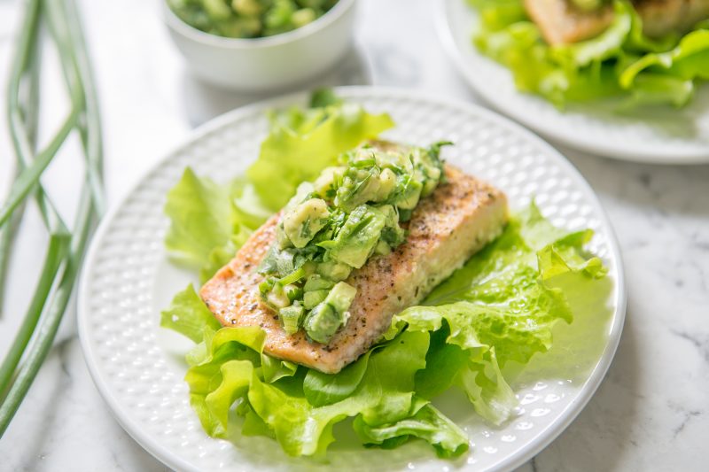 Adobo Salmon Salad with Avocado Salsa (NO MARK)-1