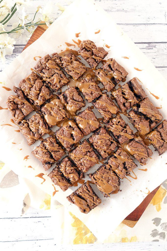 Salted-caramel-double-chocolate-brownies-two